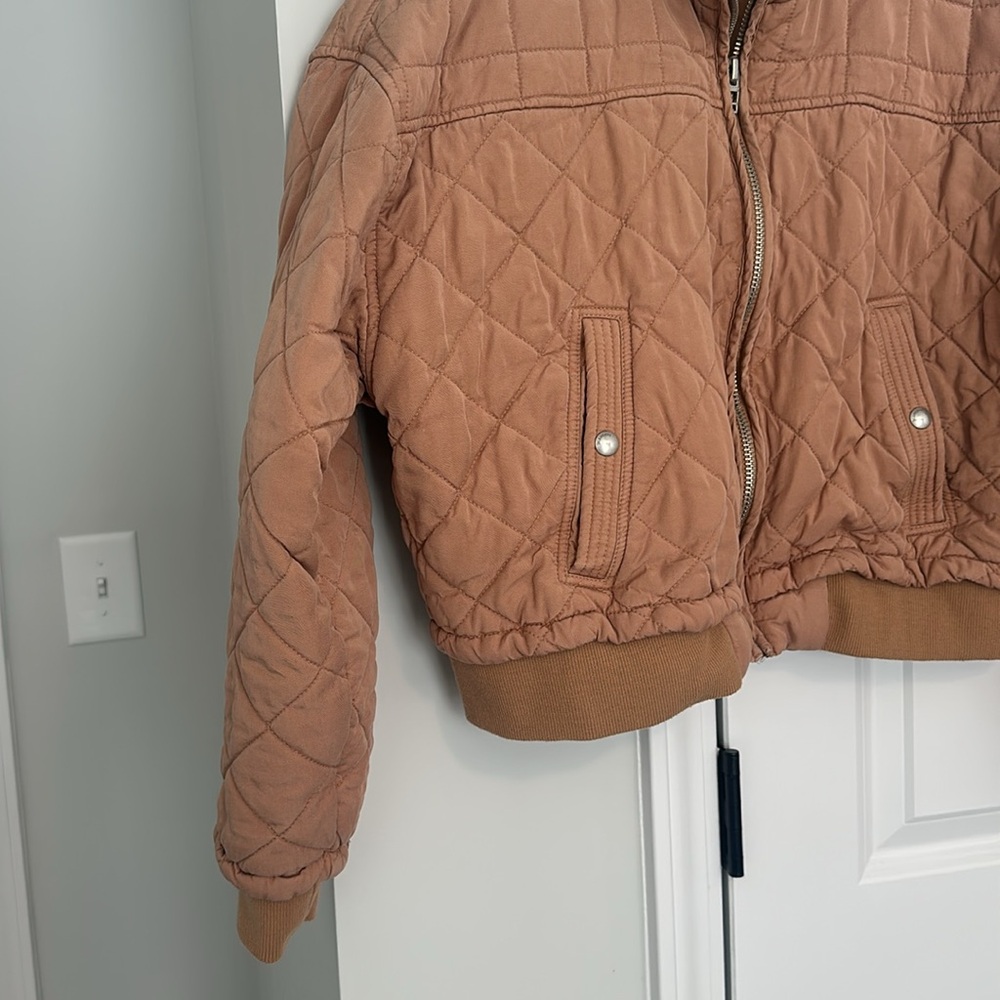 Blank NYC Quilted Jacket Size Large, Color: Camel - Picture 2 of 7